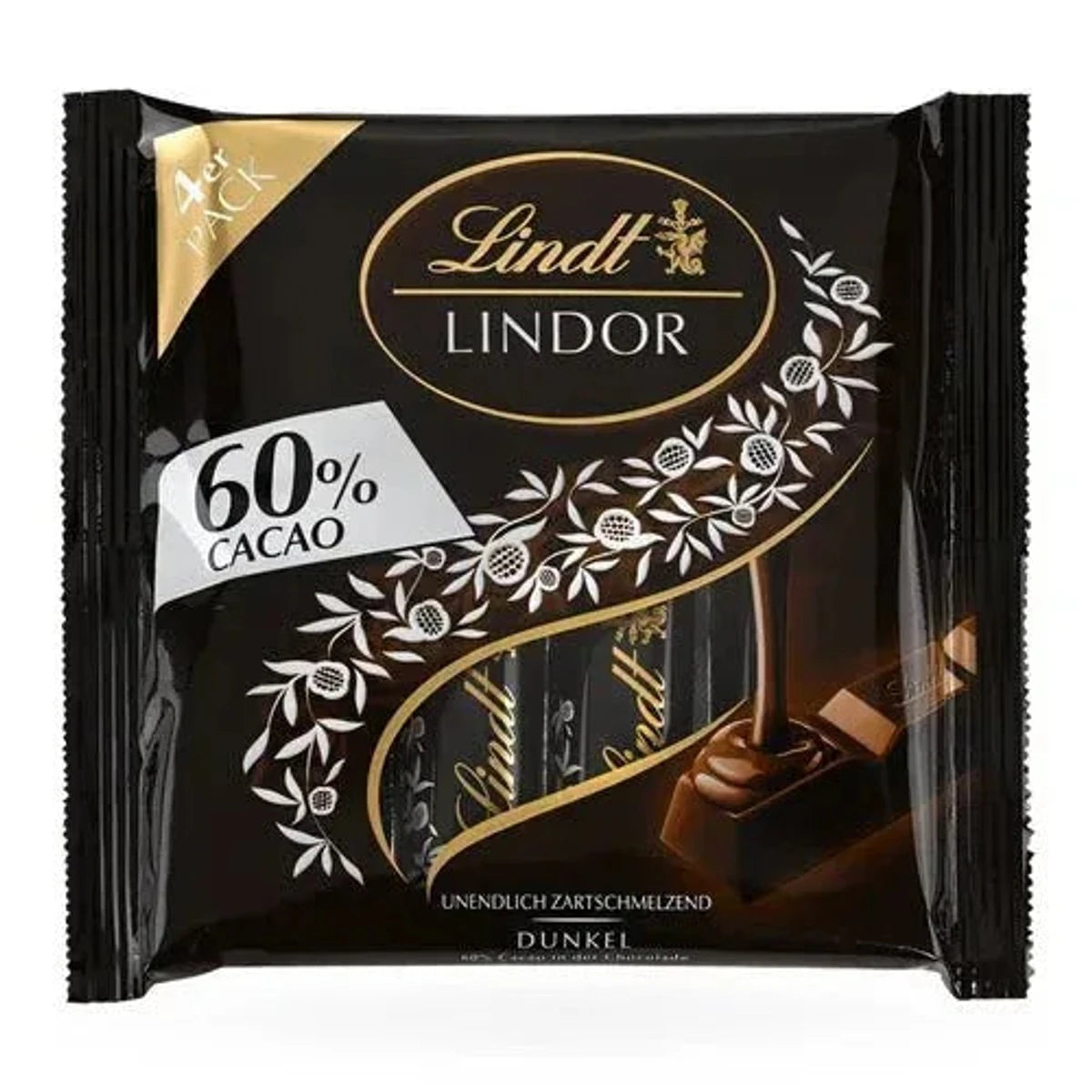 Lindt Lindor Stick Multipack 60% 4x 25g 58c806-2