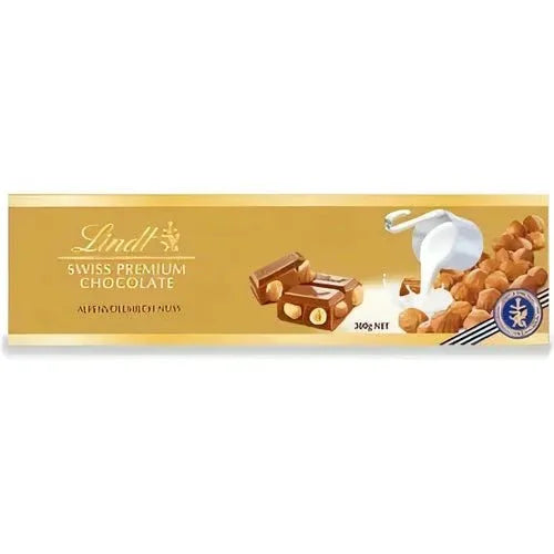 Lindt Alpenvollmilch Nuss, 300g - Schokobote.de