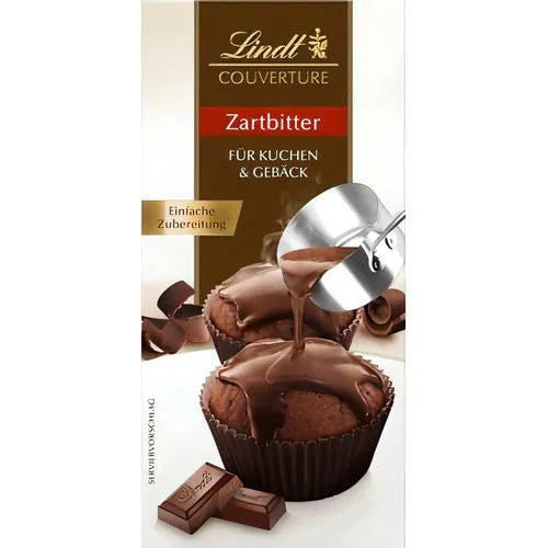 Lindt Couverture Zartbitter 100g - Schokobote.de