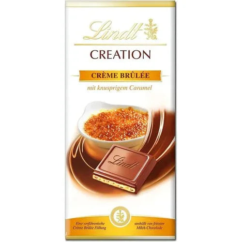 Lindt Creation Creme Brulee Schokolade Karamell & Buskuit - 150g - Schokobote.de