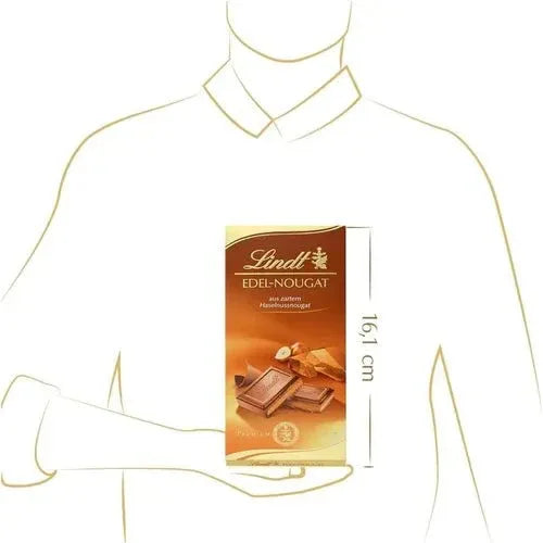 Lindt Edel-Nougat Schokolade 100g Tafel - Schokobote.de