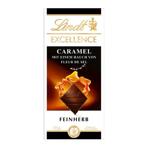 Lindt Excellence Caramel Fleur de Sel feinherbe Schokolade 100g - Foodtrade-Handel.de