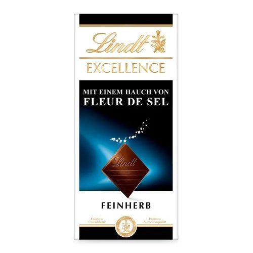 Lindt Excellence Fleur de Sel, Meersalz, Schokolade, 100g - Foodtrade-Handel.de