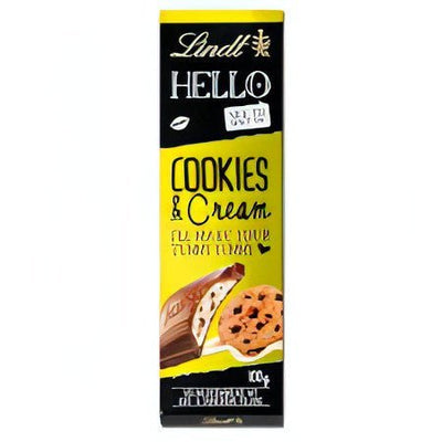 Lindt Hello Cookies & Cream, Schokolade, 100g Tafel - Foodtrade-Handel.de