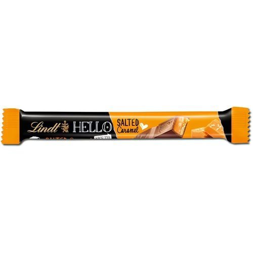 Lindt Hello Salted Caramel Stick, Schokolade, 24 Riegel je 39g - Foodtrade-Handel.de