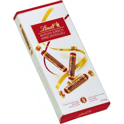 Lindt Kirsch-Stengeli, Schokoladen-Sticks, 125g Packung - Foodtrade-Handel.de