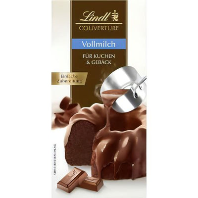 Lindt Kuvertüre Vollmilch 100g - Foodtrade-Handel.de