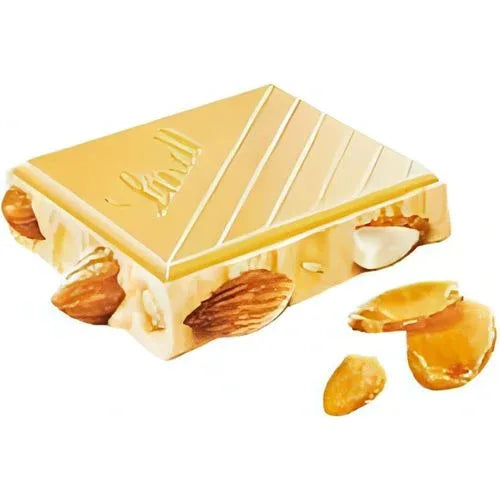 Lindt Les Grandes Amandes Blanc, Schokolade, 150g Tafel - Schokobote.de