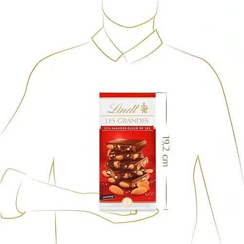 Lindt LES GRANDES Salz-Mandel, 150g - Foodtrade-Handel.de