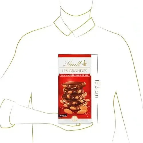 Lindt LES GRANDES Salz-Mandel, 150g - Schokobote.de
