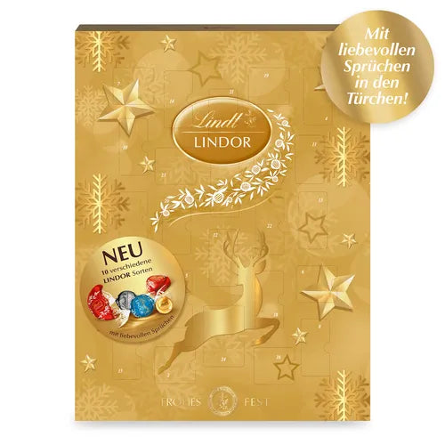 Lindt LINDOR Adventskalender, 290g ! Limitierte Aktion! - Foodtrade-Handel.de