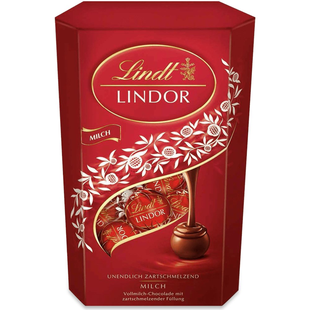 Lindt LINDOR Cornet Milch & Himbeere Schokolade, 500g - Foodtrade-Handel.de