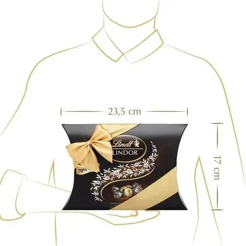Lindt Lindor Kissenpackung 70% 322g - Schokobote.de