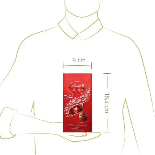 Lindt LINDOR Kugel Beutel, Milch, 137g - Schokobote.de
