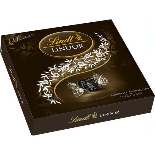 Lindt Lindor Kugeln Dark 60% in einer Präsent Box, 186g - Schokobote.de