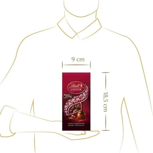 Lindt Lindor Kugeln Double Chocolate, 137g - Foodtrade-Handel.de