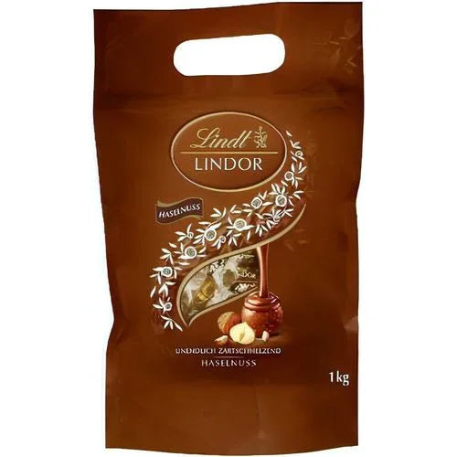 Lindt Lindor Kugeln Haselnuss, 1000g - Schokobote.de