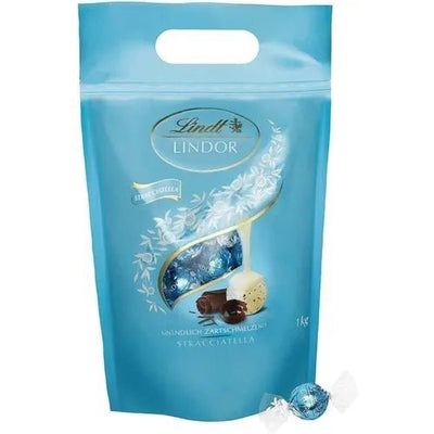 Lindt Lindor Kugeln Stracciatella, 1000g Beutel, 1er Pack - Foodtrade-Handel.de