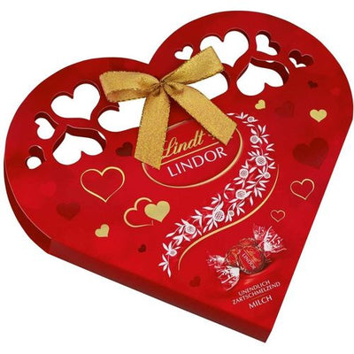 Lindt Lindor Kugeln Vollmilch Herzpackung 200g - Foodtrade-Handel.de