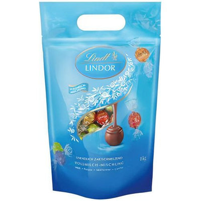 Lindt Lindor Kugeln Vollmilch Mischung 1kg - Foodtrade-Handel.de