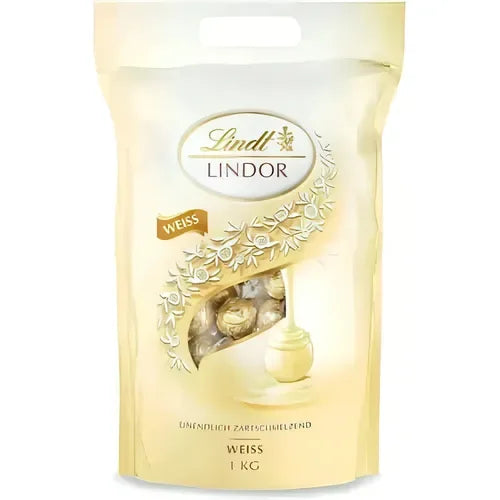 Lindt Lindor Kugeln Weiß, 1000g - Schokobote.de