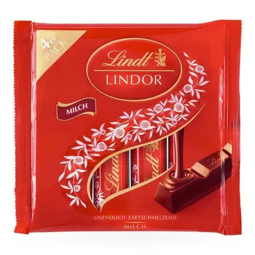 Lindt Lindor Stick Multipack Milch 4x 25g - Schokobote.de