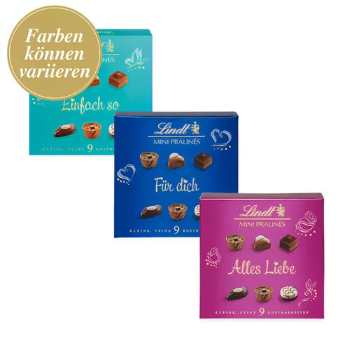 Lindt Mini Pralines - Pralinen Geschenk Präsent - 100 Gramm - Foodtrade-Handel.de