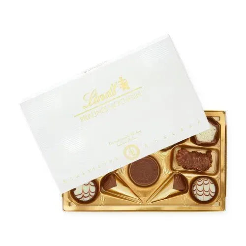 Lindt Pralinen Hochfein 120g Packung - Schokobote.de