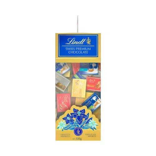 Lindt SOUVENIR Napolitains Assortiert Geschenkbox 500g - Schokobote.de