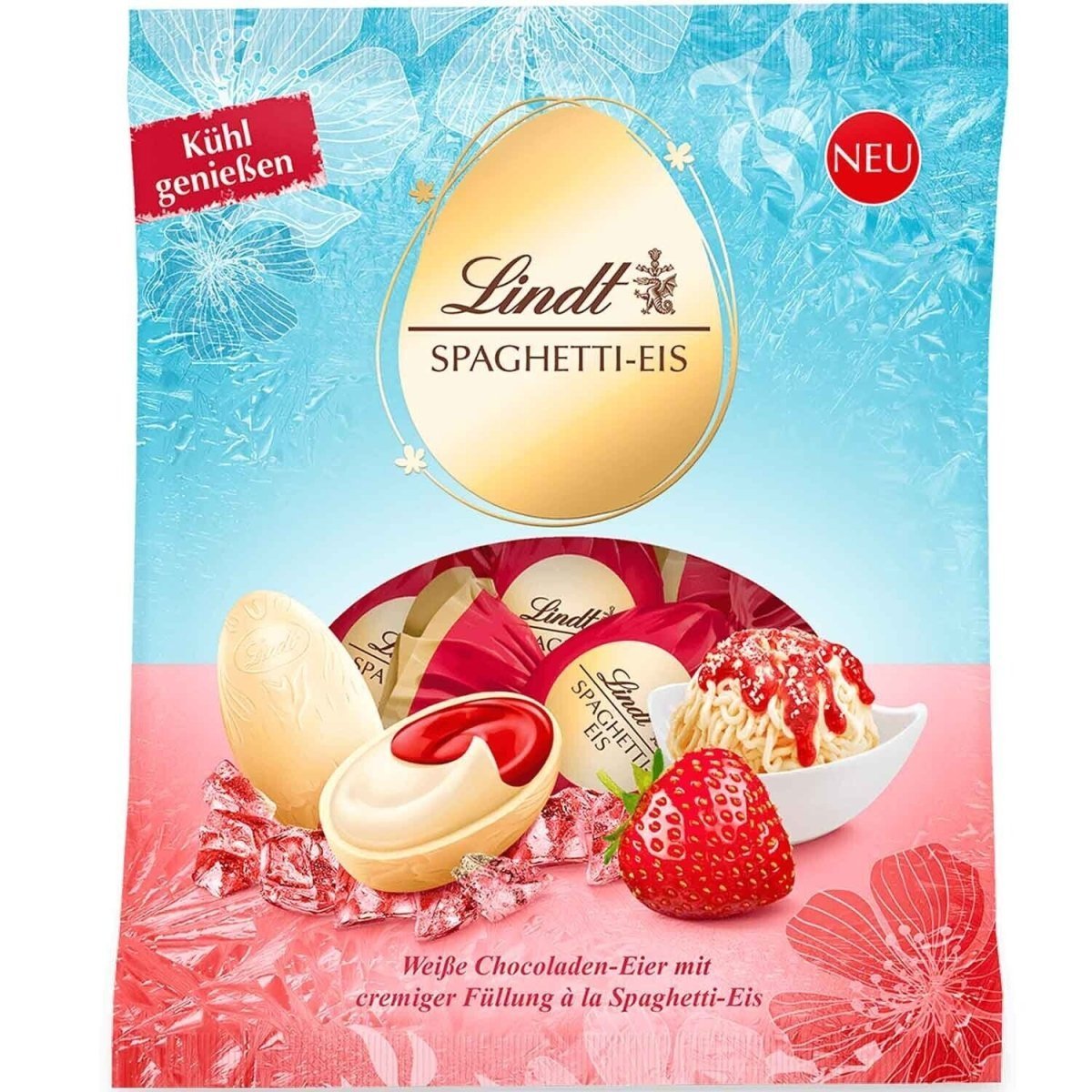 Lindt Spaghetti-Eis Eier 90g - Foodtrade-Handel.de