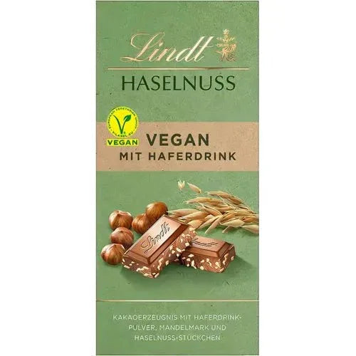 Lindt Tafel Vegan Haselnuss 100g - Schokobote.de