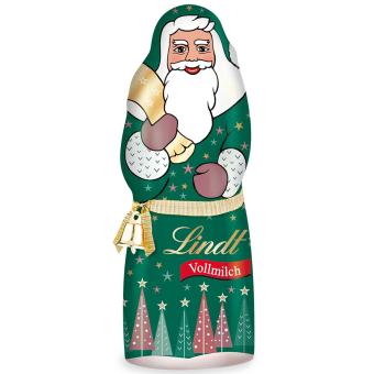 Lindt Weihnachtsmann Design Edition Grün, 125g - Foodtrade-Handel.de