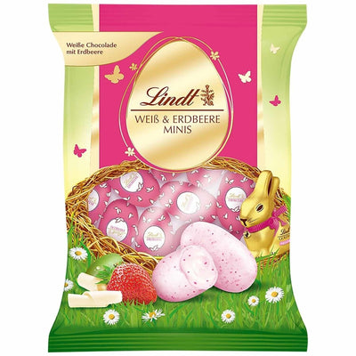 Lindt Weiß & Erdbeere Mini-Eier 100g - Foodtrade-Handel.de