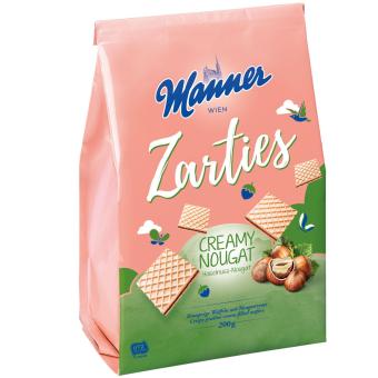 Manner Zarties Creamy Nougat 200g - Foodtrade-Handel.de