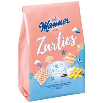 Manner Zarties Milky Vanilla 200g - Foodtrade-Handel.de