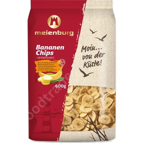 Meienburg BANANEN-CHIPS, GERÖSTET Leckere Bananen-Chips 600g - Foodtrade-Handel.de