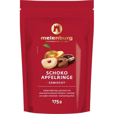 Meienburg SCHOKO APFELRINGE GEMISCHT  175g - Foodtrade-Handel.de