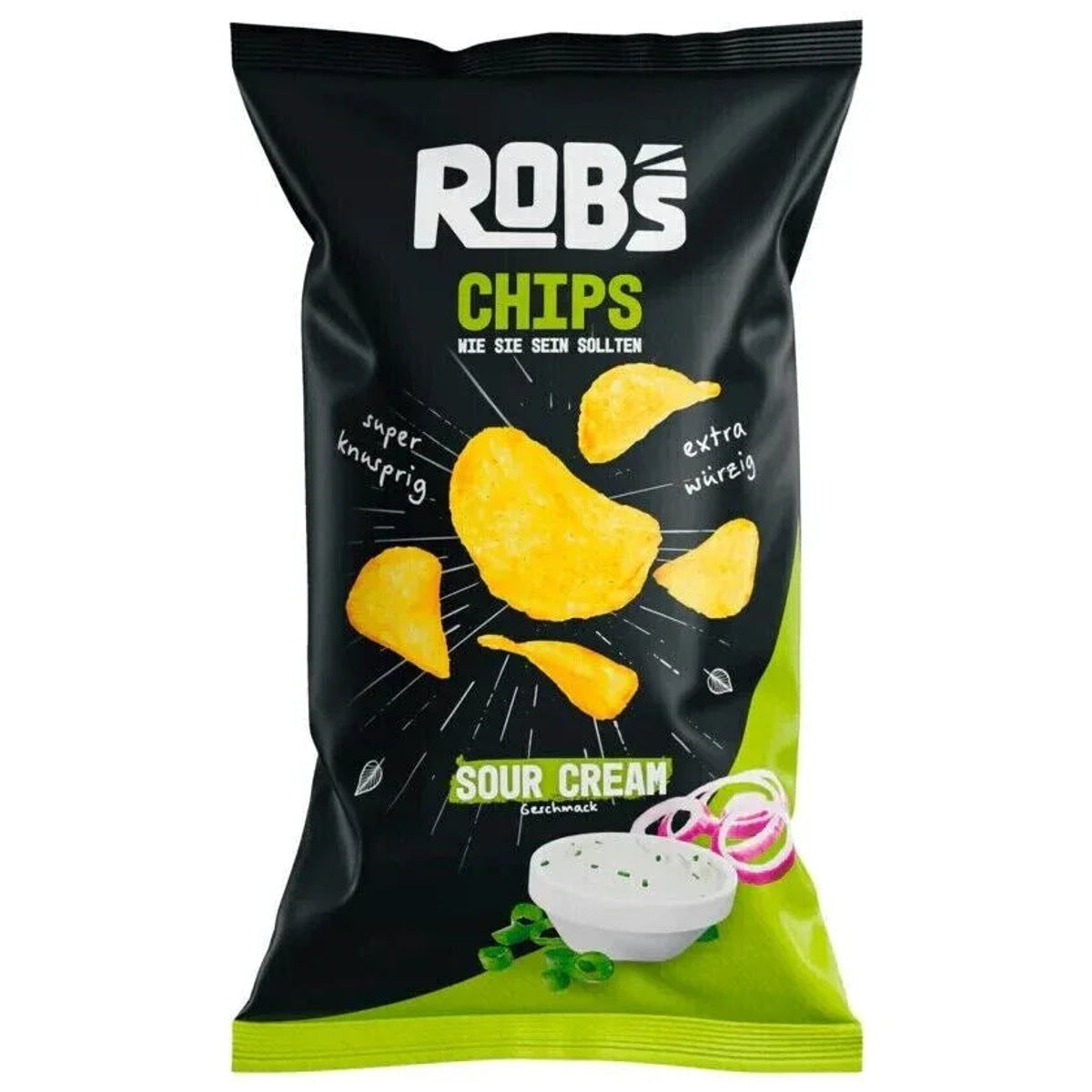 Rob's Chips Sweet BBQ, Ketchup, Paprika, Sour Cream, Meersalz, 5x 120g MHD 05/25 58c806-2