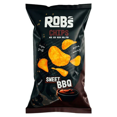 Rob's Chips Sweet BBQ, Ketchup, Paprika, Sour Cream, Meersalz, 5x 120g - Foodtrade-Handel.de