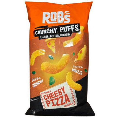 Rob`s Crunchy Puffs | Bigger, Better, Crunchy | Cheesy Pizza 130g - Foodtrade-Handel.de