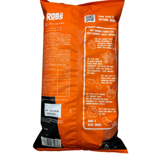 Rob`s Crunchy Puffs | Honey & Cheese & Spicy Paprika & Cheesy Pizza | 3x 130g - Foodtrade-Handel.de