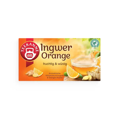 Teekanne Ingwer Orange Tee - Orangen Ingwer - Kräutertee - 32,4g - Foodtrade-Handel.de