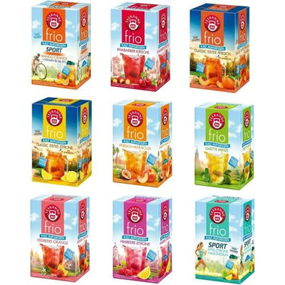 Teekanne TEE FRIO Probierset 8 verschiedene Sorten oder Sortenrein SPORT CLASSIC Eistee - Foodtrade-Handel.de