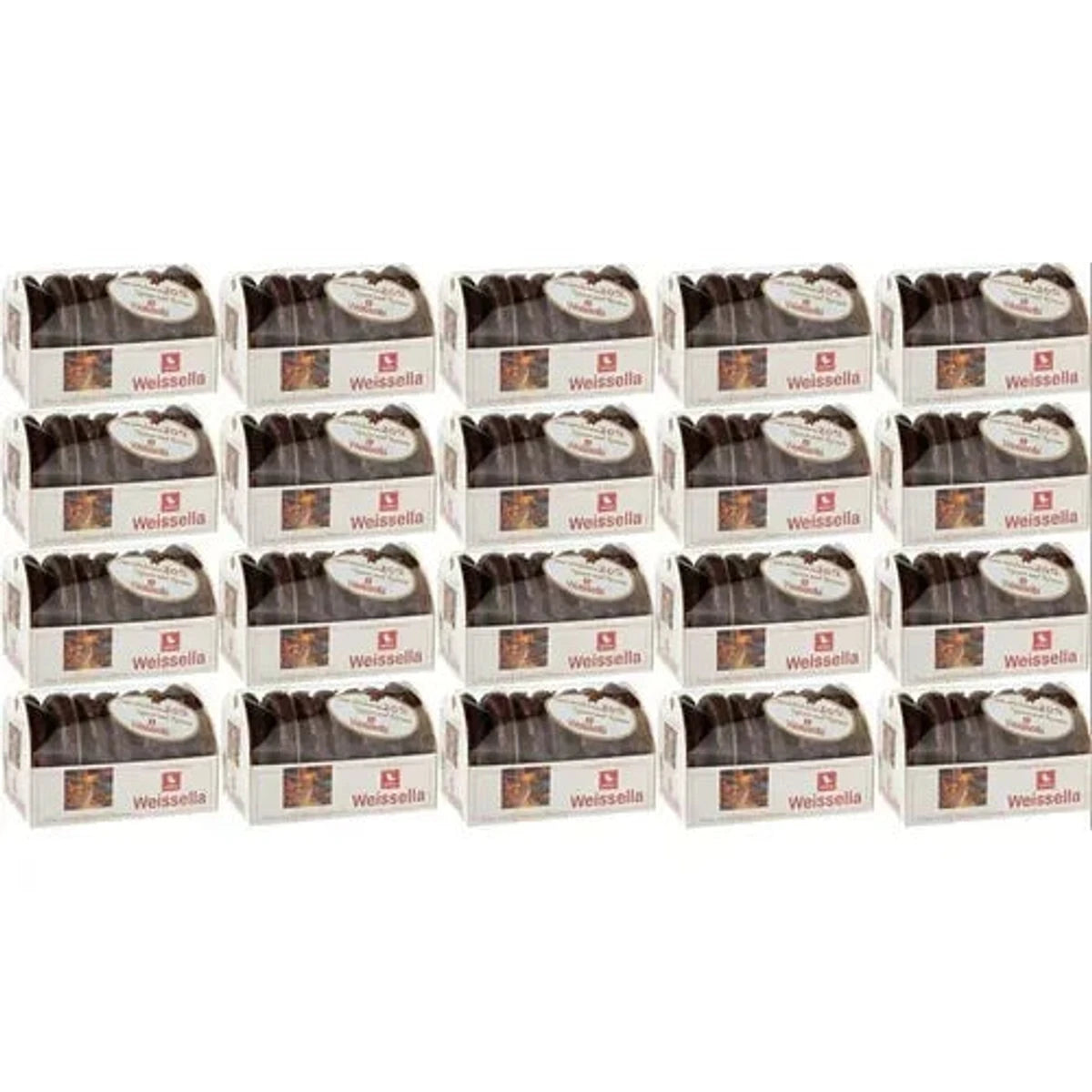 WEISS 20x 200g Weissella Oblaten Lebkuchen Zartbitter 20% Nüsse 4 Kg 58c806-2