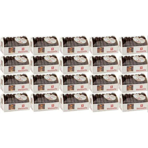 WEISS 20x 200g Weissella Oblaten Lebkuchen Zartbitter 20% Nüsse 4 Kg - Foodtrade-Handel.de