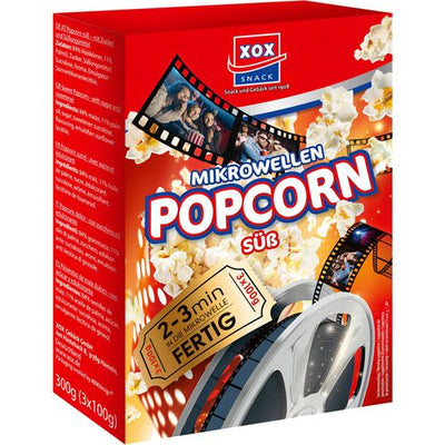 XOX Mikrowellen Popcorn süß 300g - Foodtrade-Handel.de