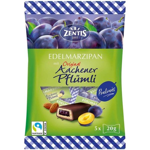 Zentis Edelmarzipan Aachener Pflümli 5x20g - Foodtrade-Handel.de